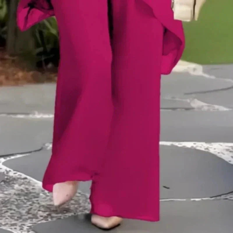 ASYMMETRIC PANT SET FOR WOMEN