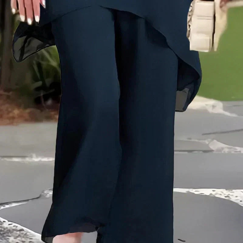 ASYMMETRIC PANT SET FOR WOMEN