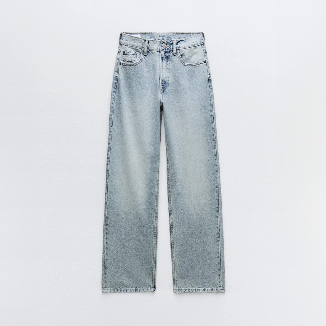 DISTRESSED STRAIGHT-LEG JEANS FOR WOMEN